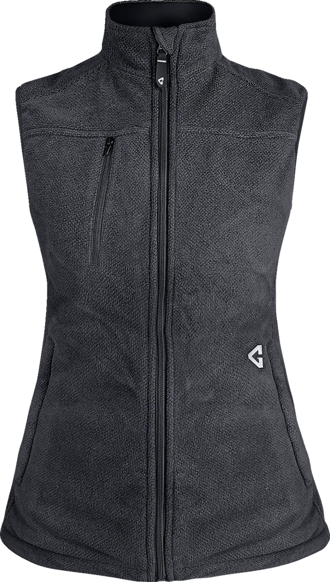 High-End GERBING HEATED CLOTHING Women's 7V Thermite Heated Fleece Vest 2.0 - Gray - Small GERTFT7VWGS Practical