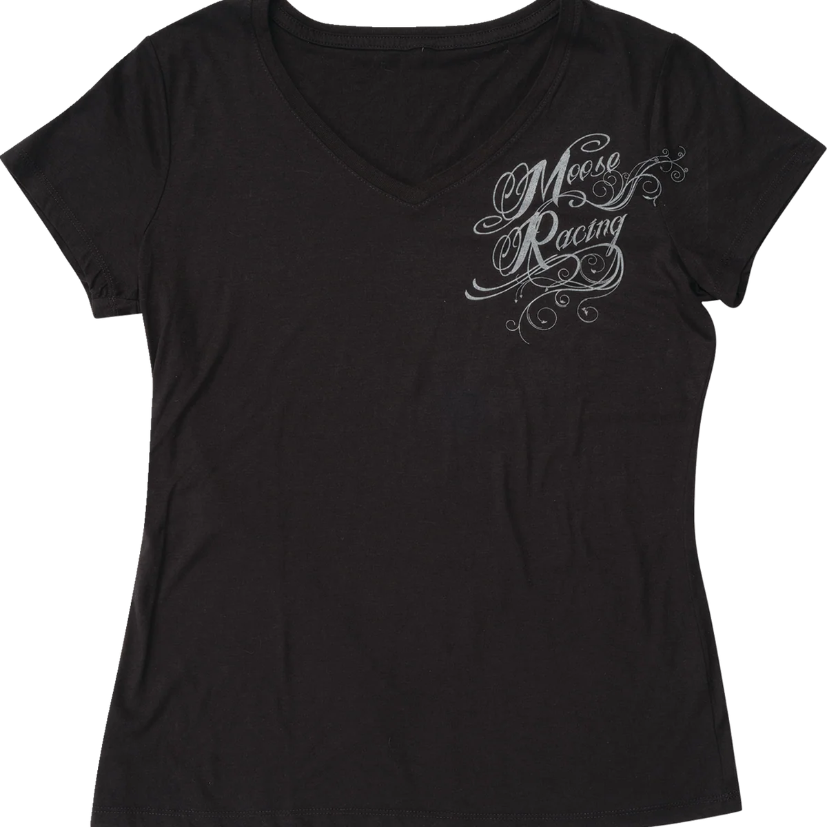 Proven MOOSE RACING Women's Flourish Script T-Shirt - Black - Large 3031-4286 Top-Quality