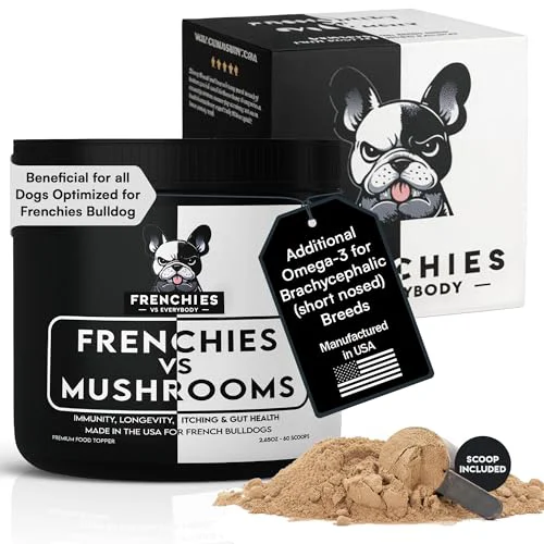 Refined Turkey Tail Mushroom for Dogs — Immune Digestion Coat Support Frenchies Everybody High-Quality