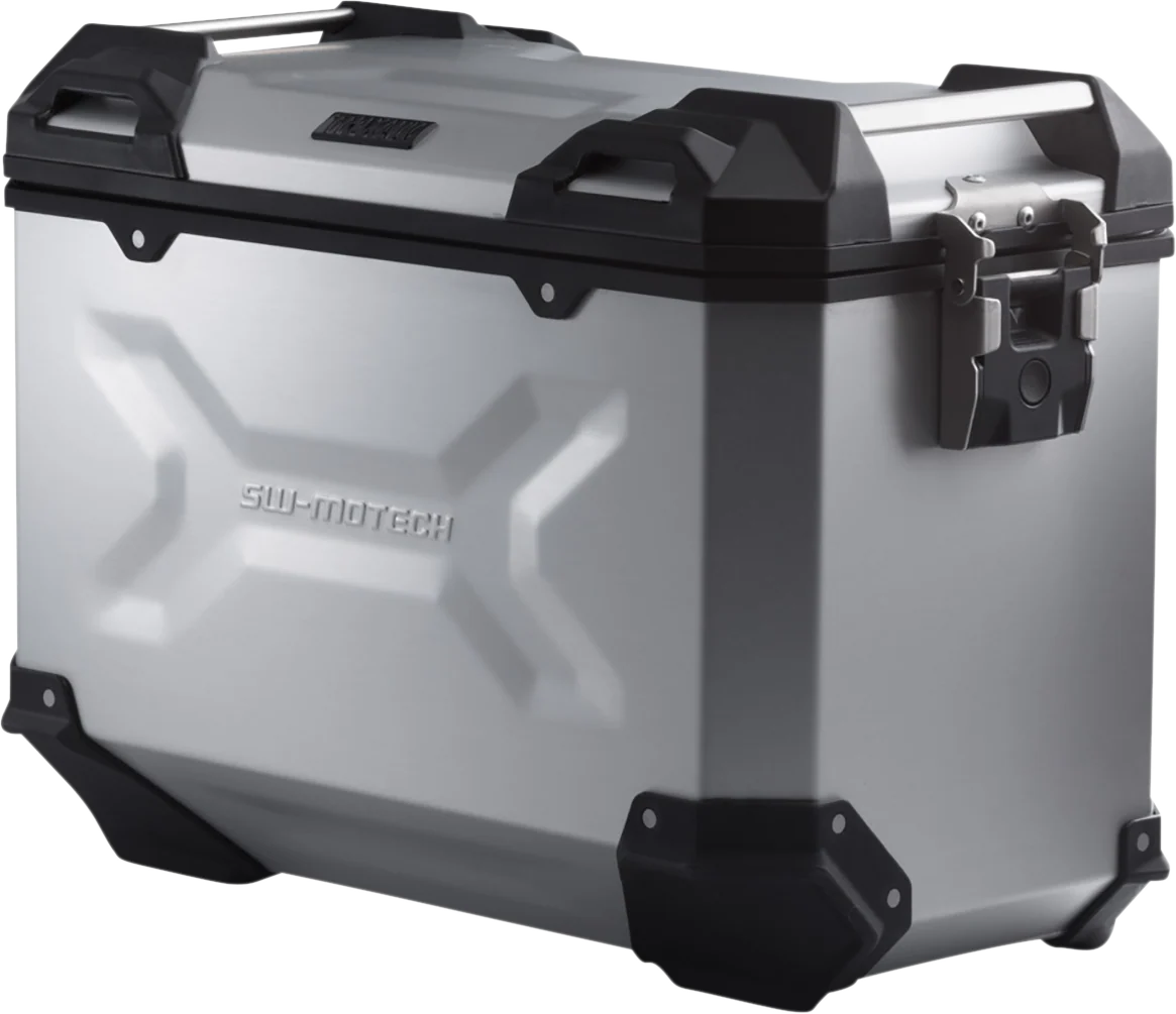 Enhanced SW-MOTECH TRAX ADV Hard Case - 45 Liter - Silver - Right ALK.00.733.10000R S Quality
