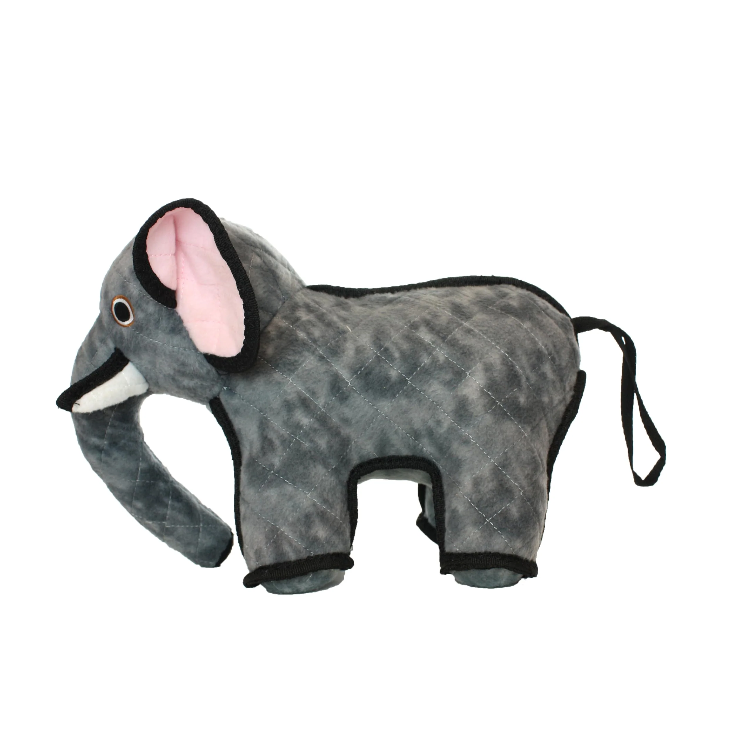 Practical TUFFY World's Tuffest Soft Dog Toy Elephant – Durable 4-Layer Tug Fetch Toy Elite