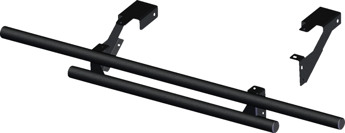 Stylish KFI PRODUCTS Rear Bumper - Black - Polaris Ranger 101435 Selected