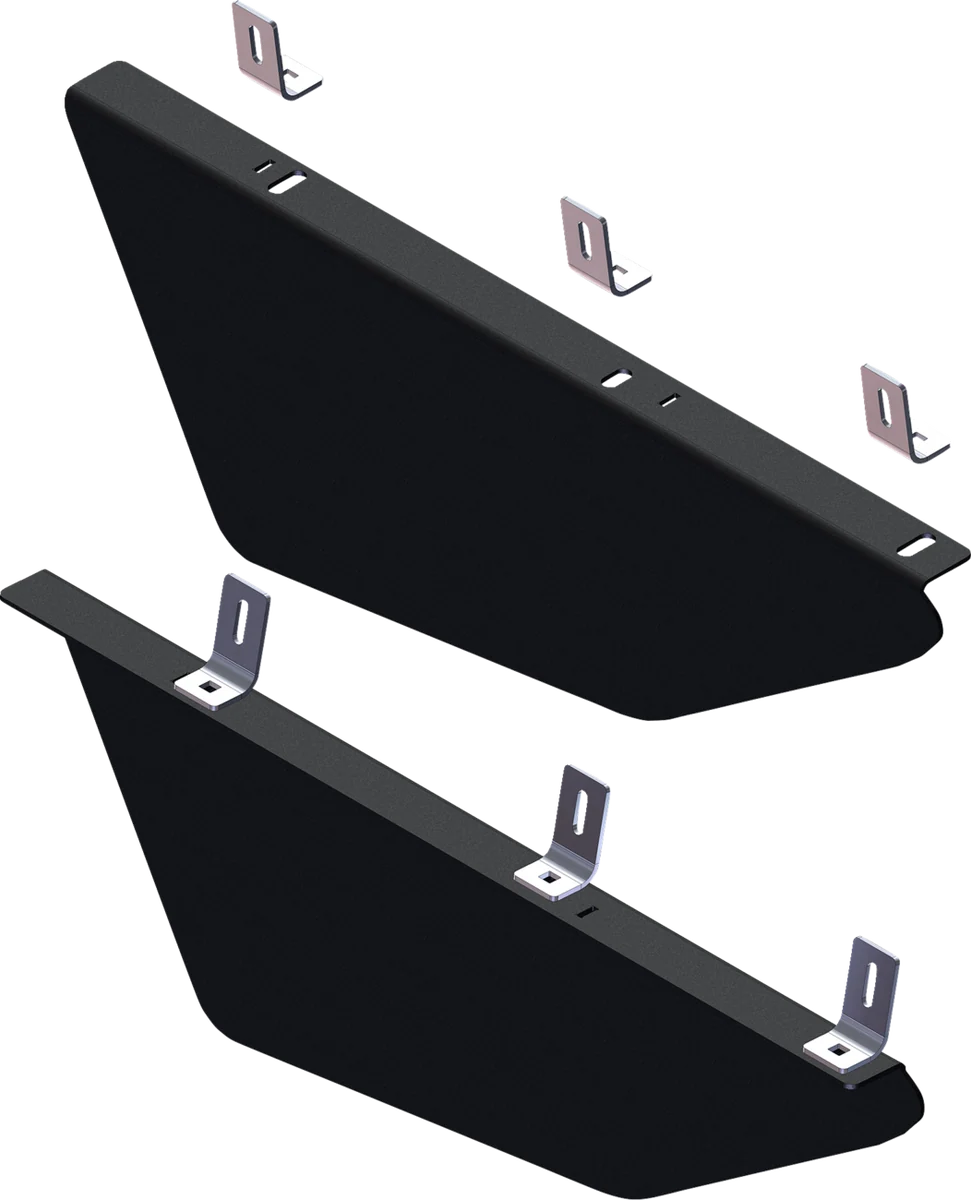 User-Friendly KFI PRODUCTS Front Lower Doors - Black - Talon 1000 1000-4 101785 Traditional