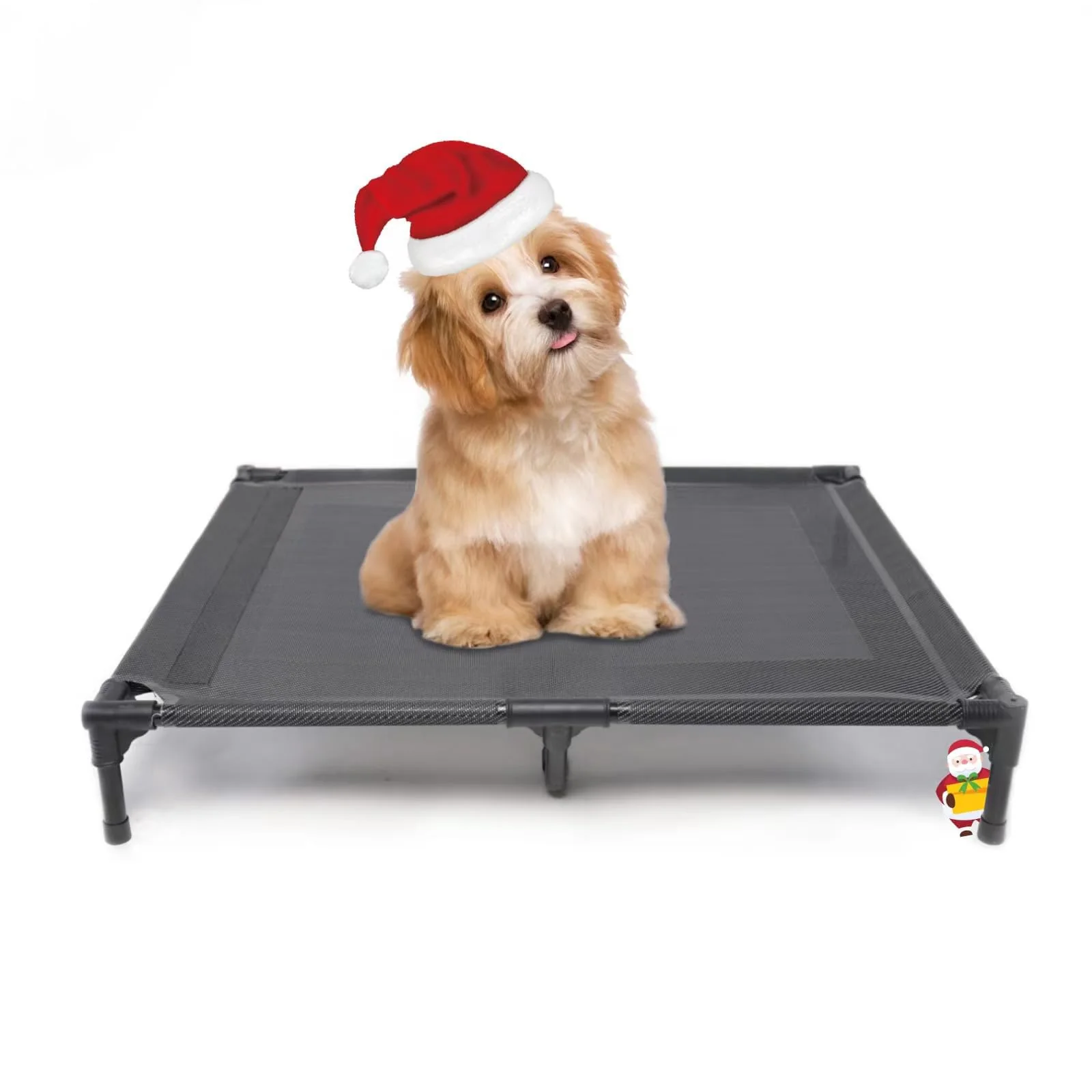 Recyclable suddus d dog bed for medium dogs dual support cooling cot with teslin mesh Authentic