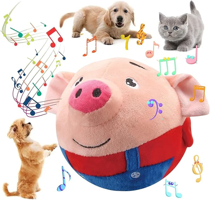 Elegant Interactive Dog Toys Jumping Squeaky Dog Toys Convenient