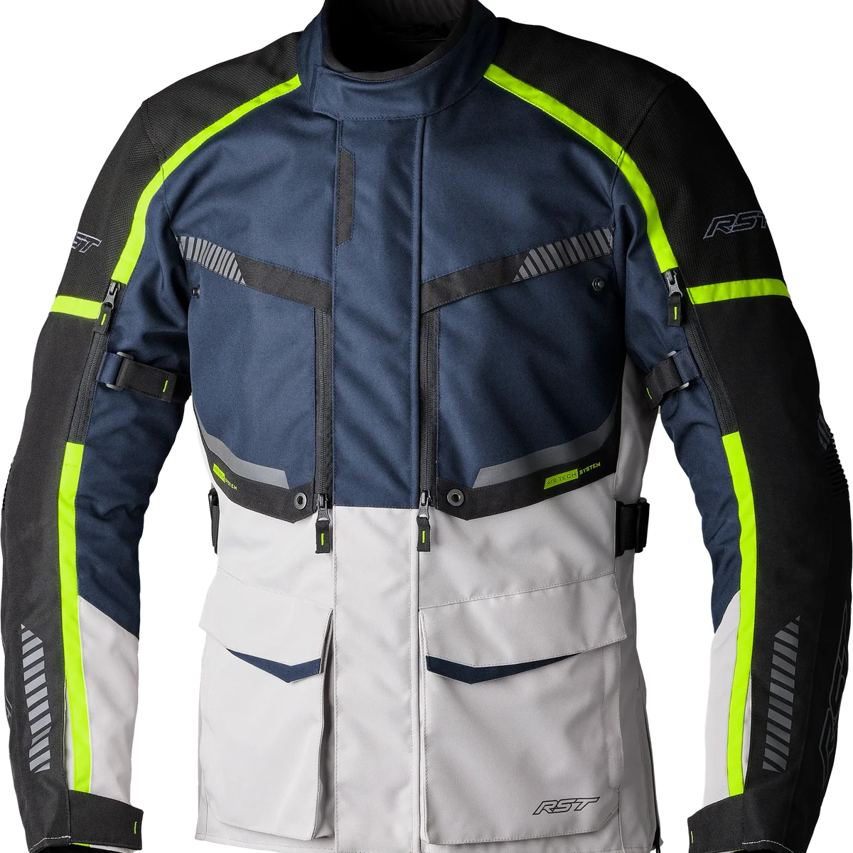 Flexible Maverick Evo Ce Jacket Navy Silver Textile 3xl Organic