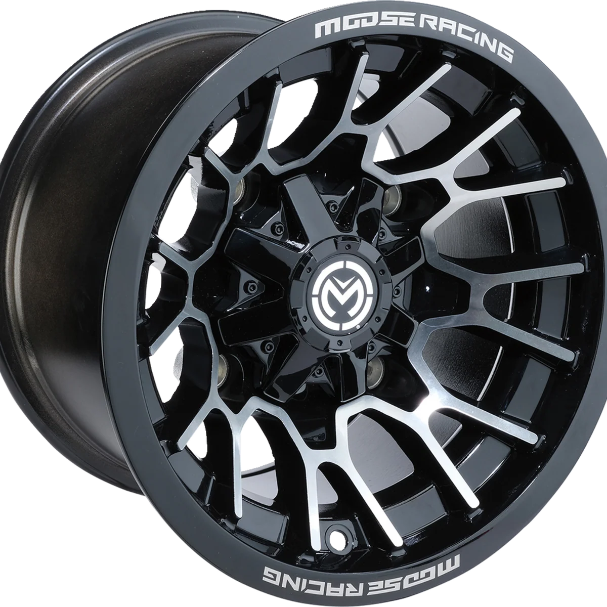 Efficient MOOSE UTILITY Wheel - 24X - Front - Black - 12x7 - 4 136 - 4 3 24127136GBMF4 Secure