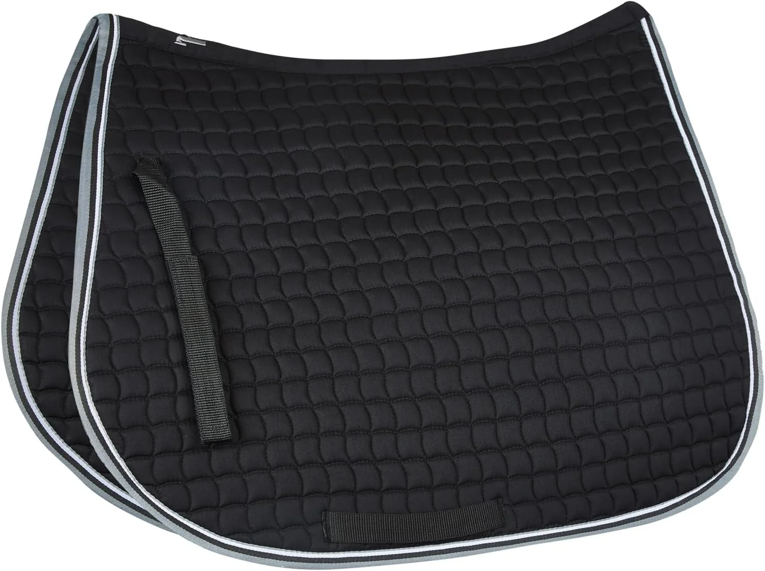 Easy-to-Use HORZE Adepto Padded All Purpose Quilted Equestrian Saddle Pad for Horses with Two-Tone Trim Exclusive