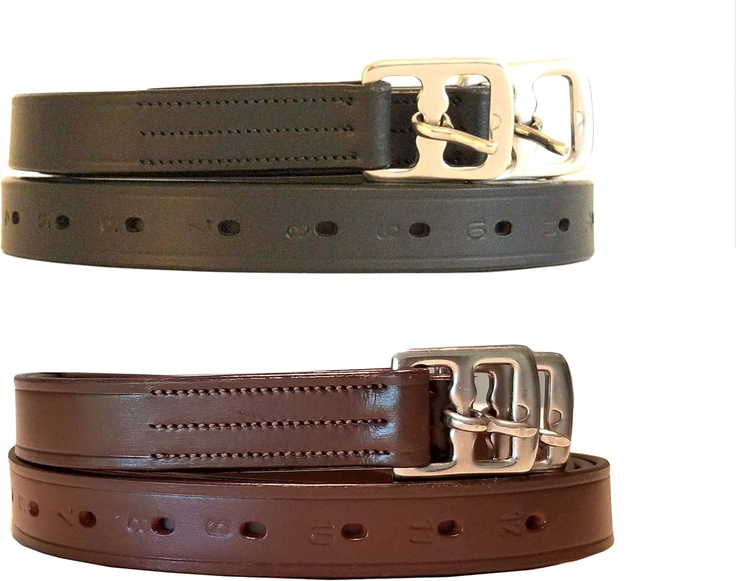 Trendy SIE 46 48 54 56 60 English Premium Leather Stirrup Leathers Kids Adult Original Design