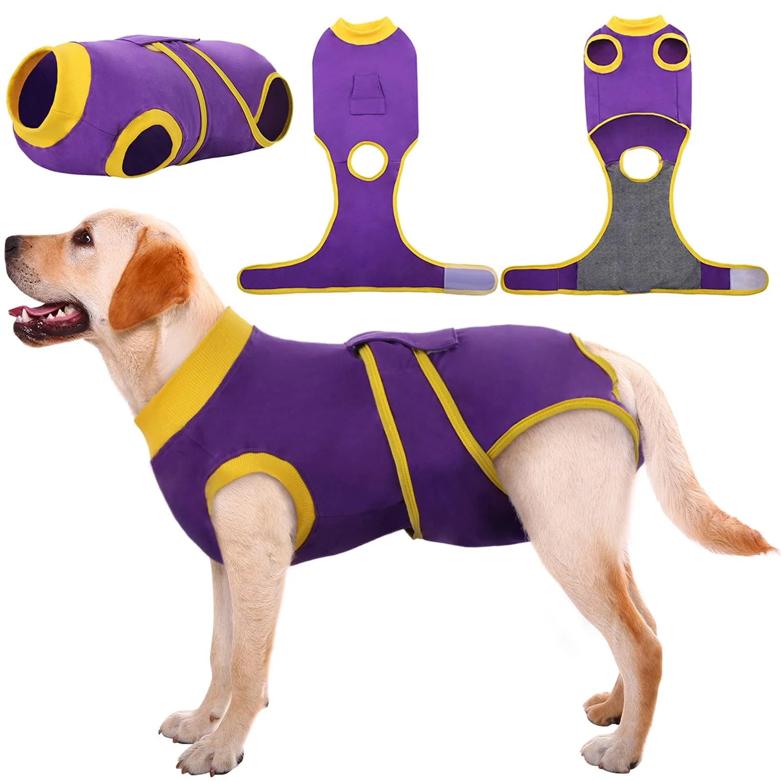 Sustainable Kuoser Recovery Suit for Dogs and Cats – Cone- Post-Surgery Shirt Verified