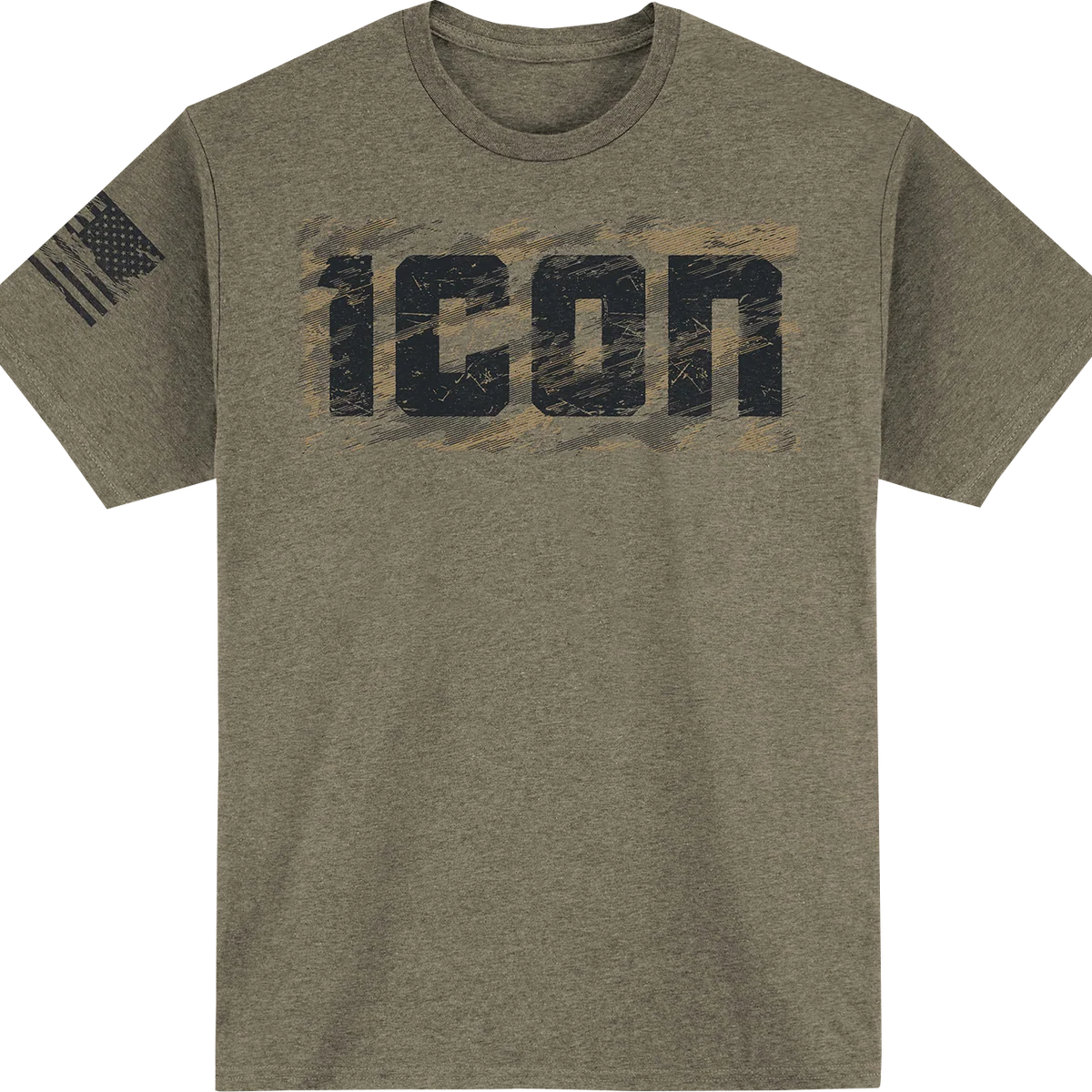 Premium Material ICON Tiger's Blood™ T-Shirt - Heather Olive - 2XL 3030-23275 Fast