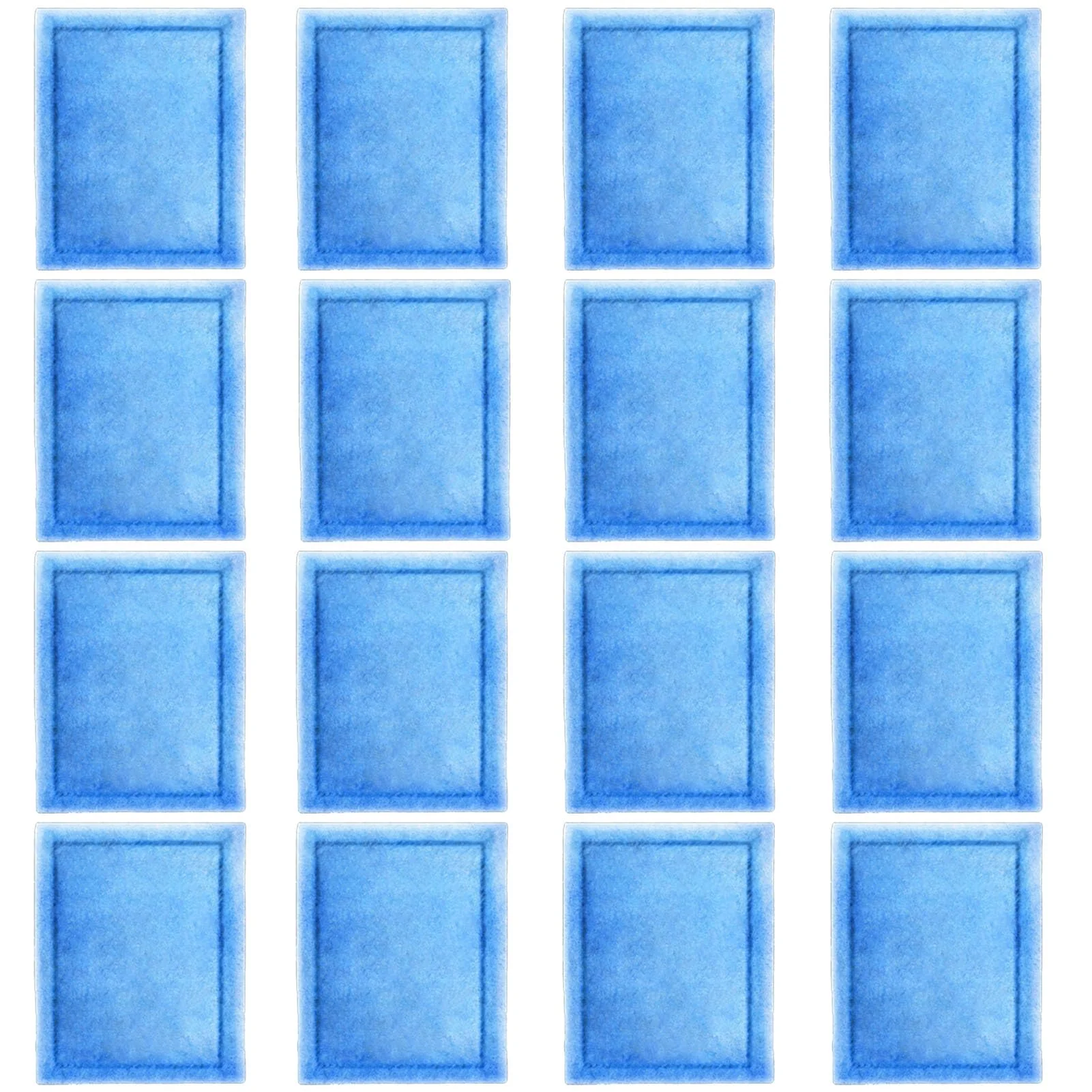 Premium Yonice 16 Pcs Aquarium Filter Cartridge for Aqua-Tech 20-40 30-60 Gallon Power Filters EZ-Change 3 Clean