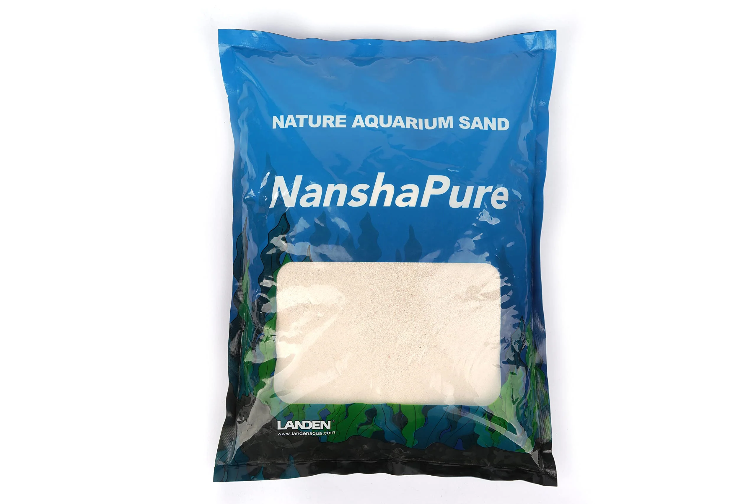 Functional LANDEN NanshaPure Natural Aragonite Sand – 11lb Substrate for Reef Hardwater Tanks Official