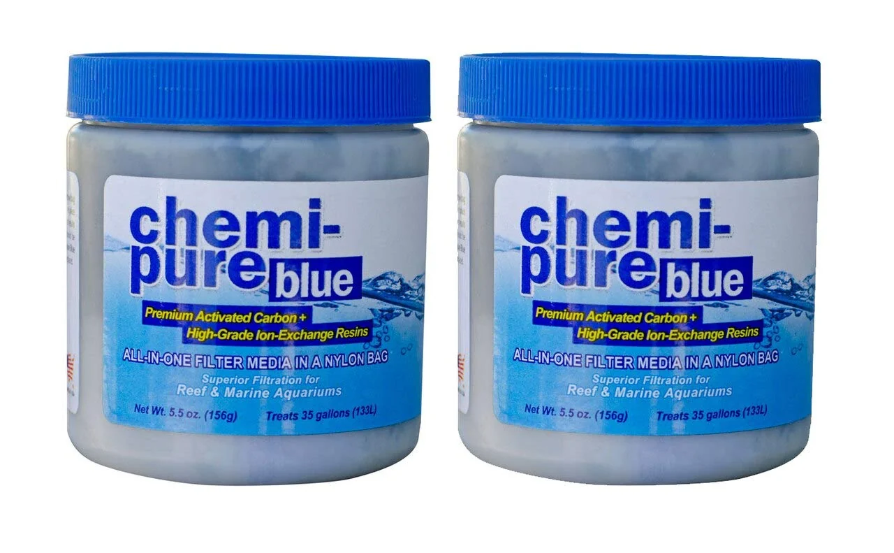 Practical Boyd Chemi-Pure Blue 2-Pack Bulk — Premium Carbon Ion-Exchange Aquarium Filtration Media Recyclable