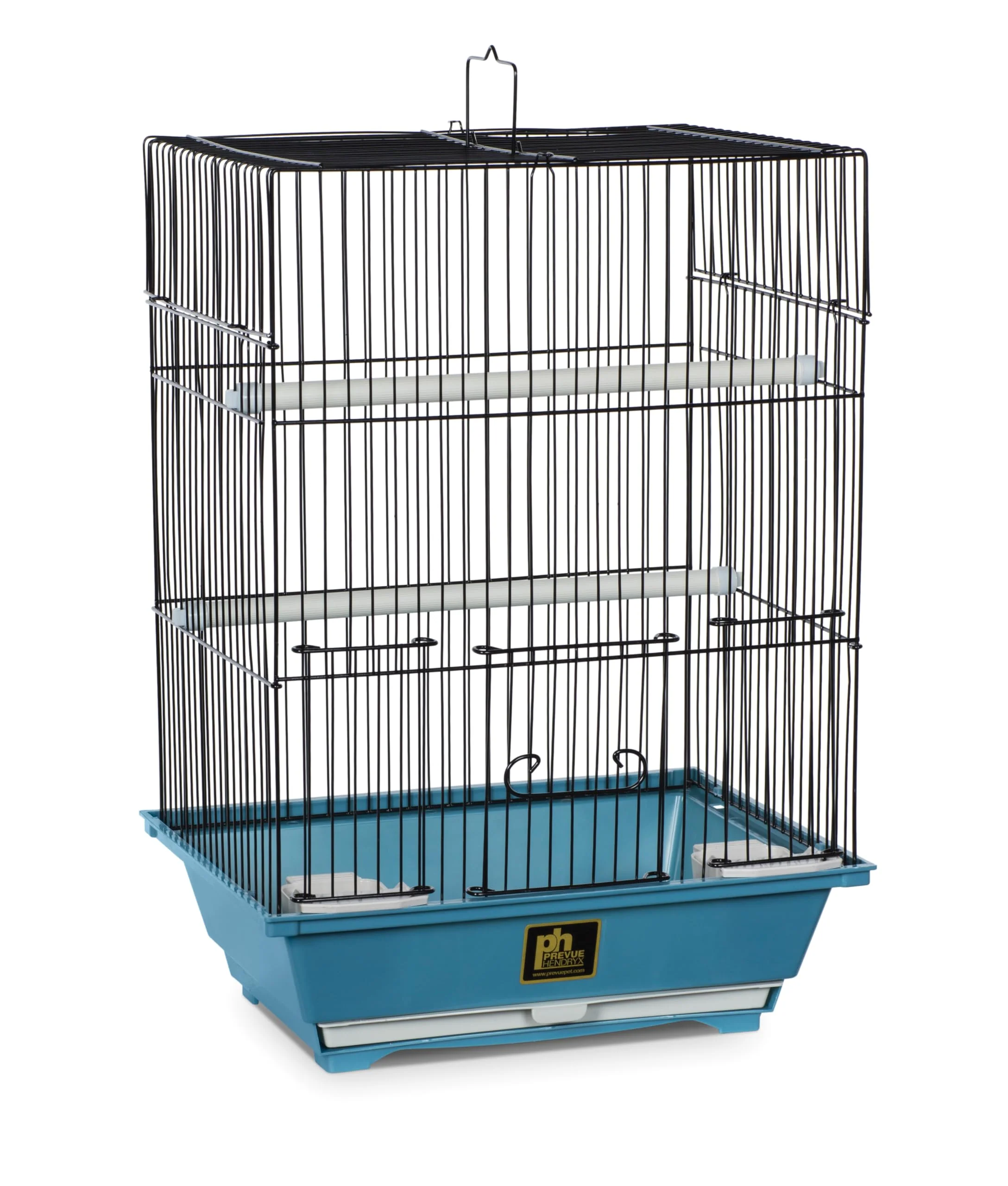 Proven Prevue Pet Products SP50021 Slate Blue Small Bird Cage – Travel-Friendly Easy-Clean Specialty