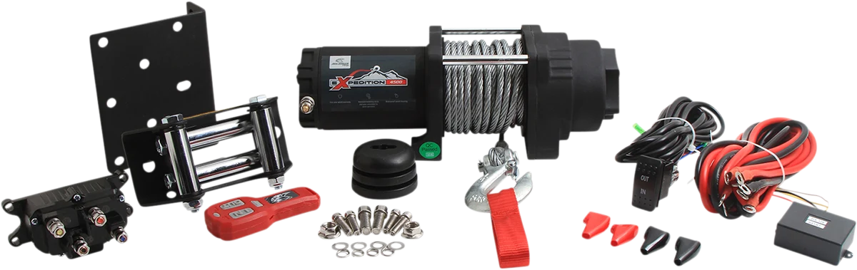 Superior ALL BALLS Winch - 4500 LB - Wire - 4 Bolt 431-01025 Excellent