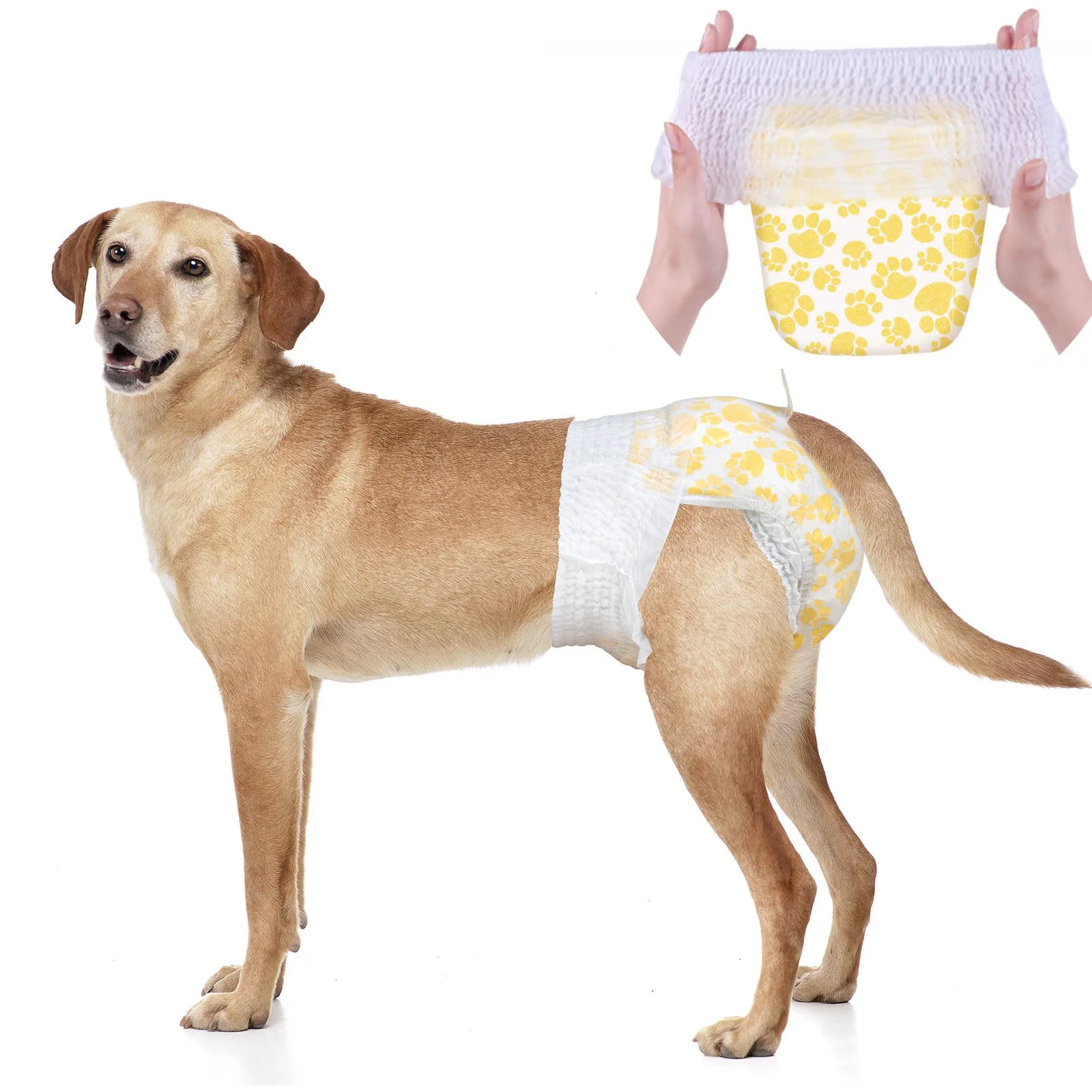 Long-Lasting Dono Dog Diapers Female Large – 360° Leak-Proof Pull-Up Diapers for Dogs in Heat Flexible