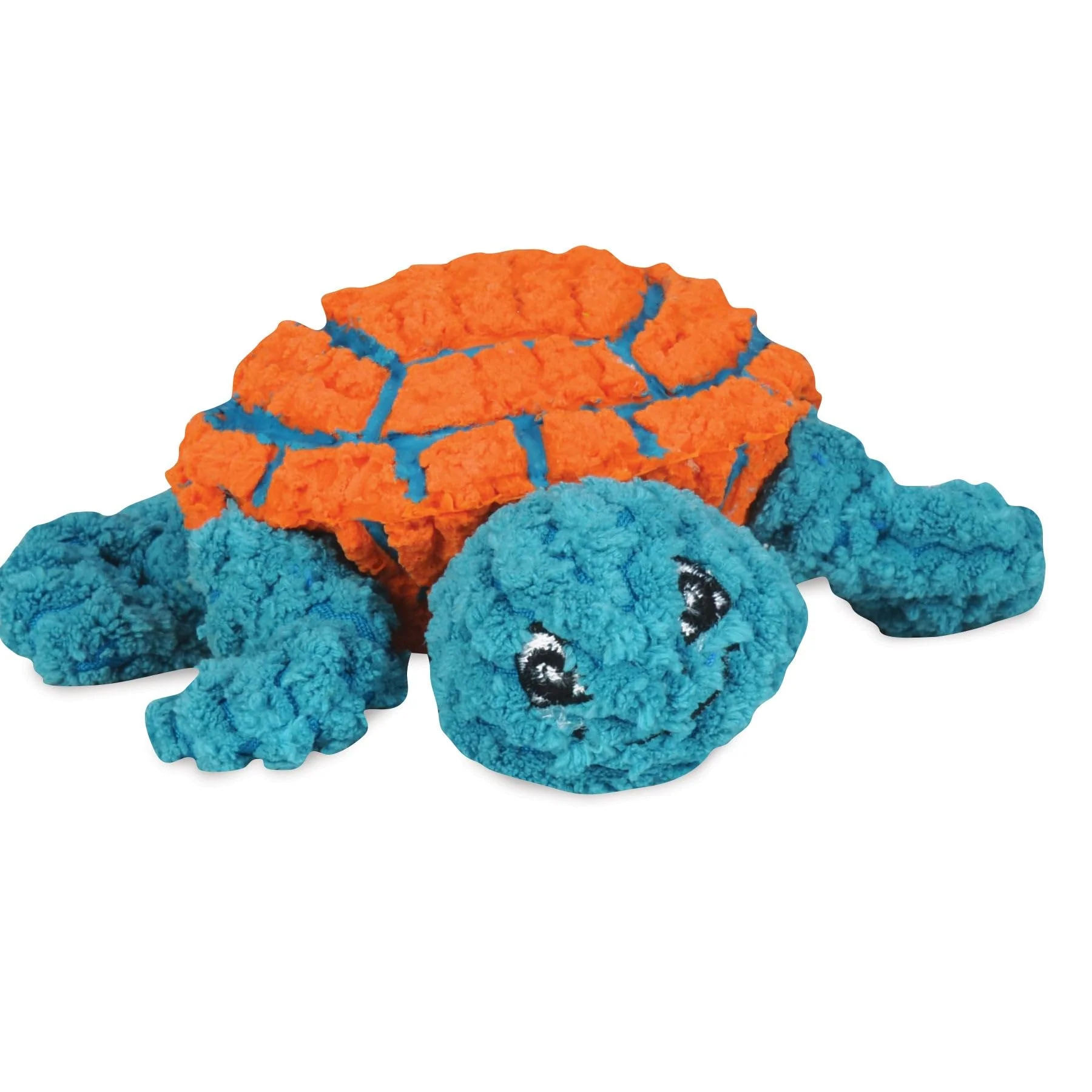 Secure HuggleHounds Huggle-Fusion Dude Turtle Dog Toy – Durable Plush Ruff-Tex Latex for All Breeds Premium