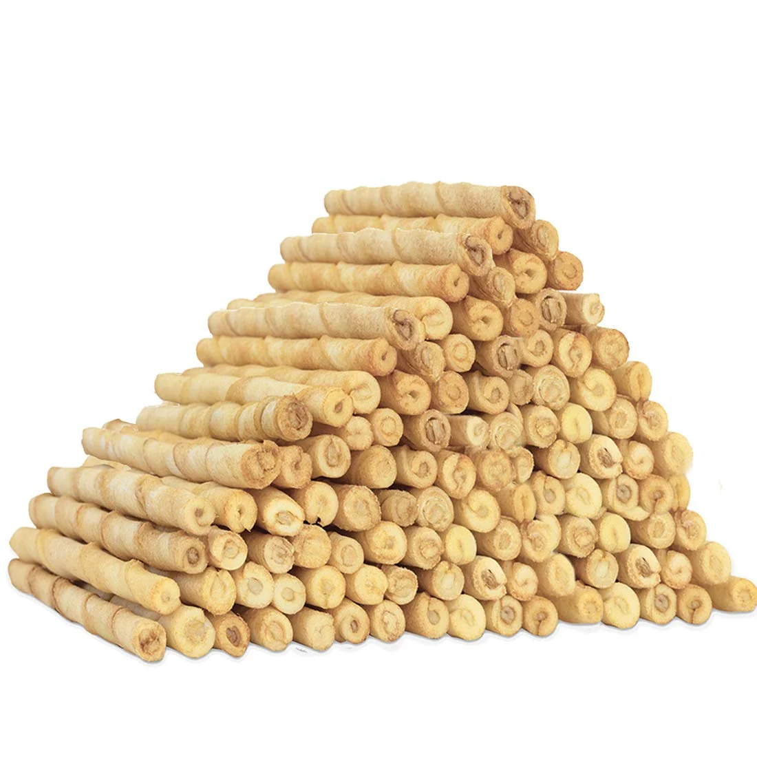 First-Class MON2SUN Dog Rawhide Twist Sticks Chicken Flavor 5 Inch - 120 Count for Puppies Small Dogs High-Grade