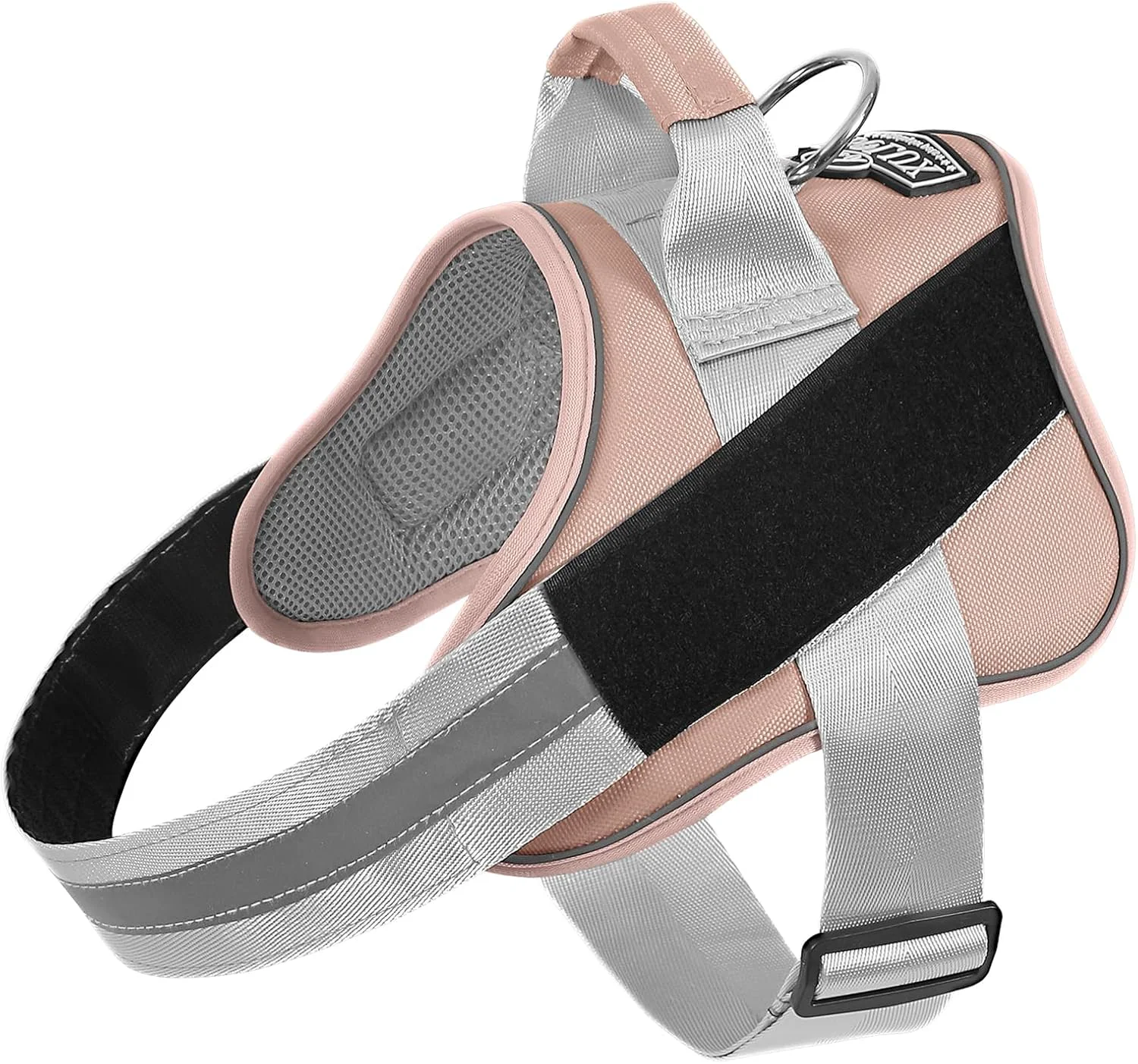 Proven Bolux Dog Harness No-Pull Reflective Dog Vest Breathable Adjustable Pet Harness with Handle for Outdoor Walking - No More Pulling Tugging or Choking Smooth