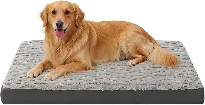 Relaxed Orthopedic Dog Beds Large Sized Dog – Waterproof Plush Pet Mattress Healthy