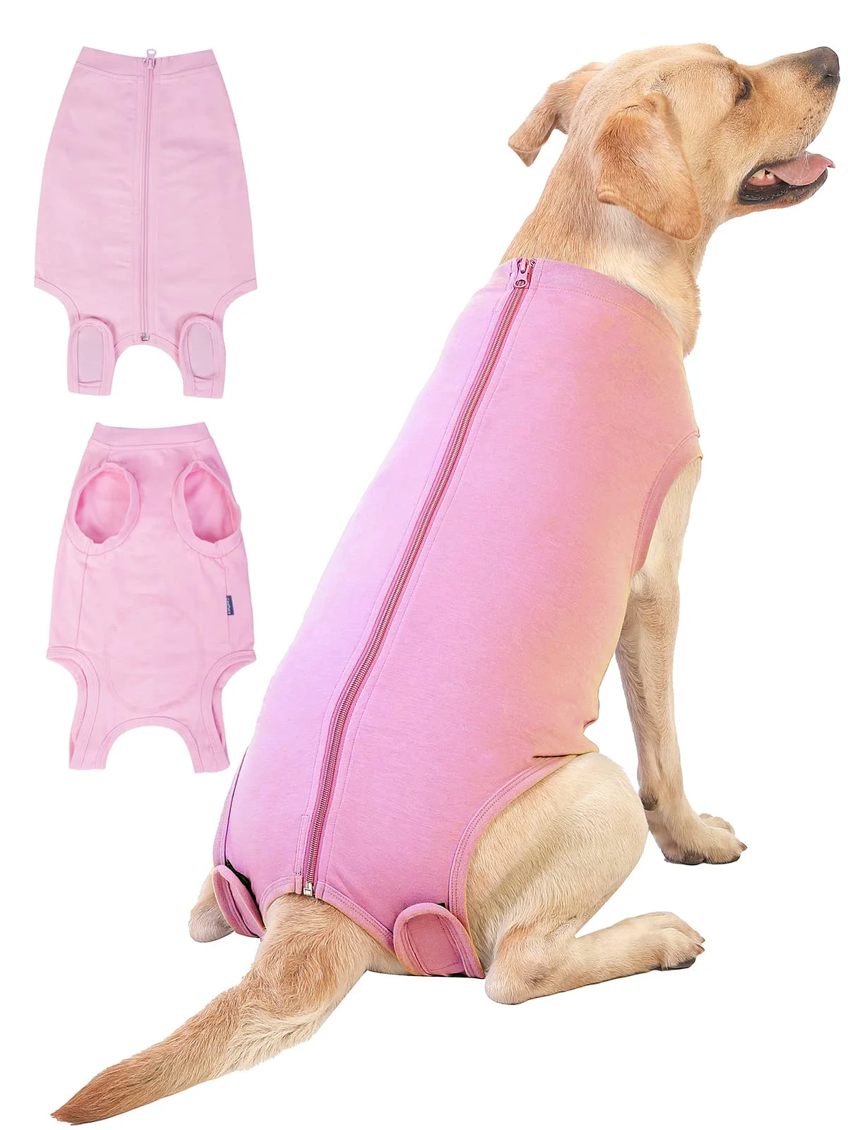 Top-Quality Caslfuca Dog Surgery Recovery Suit - Breathable Post-Op Onesie for Spay Wound Care Fine