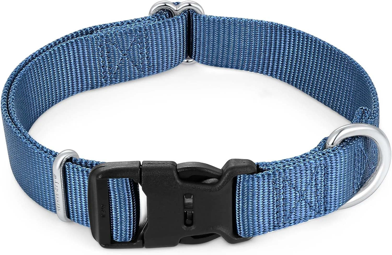 Fine Crafted Mikivery Nylon Dog Collar with Quick Release Buckle Soft Adjustable Sturdy for Small Medium Large Dogs Haze Blue M Responsible