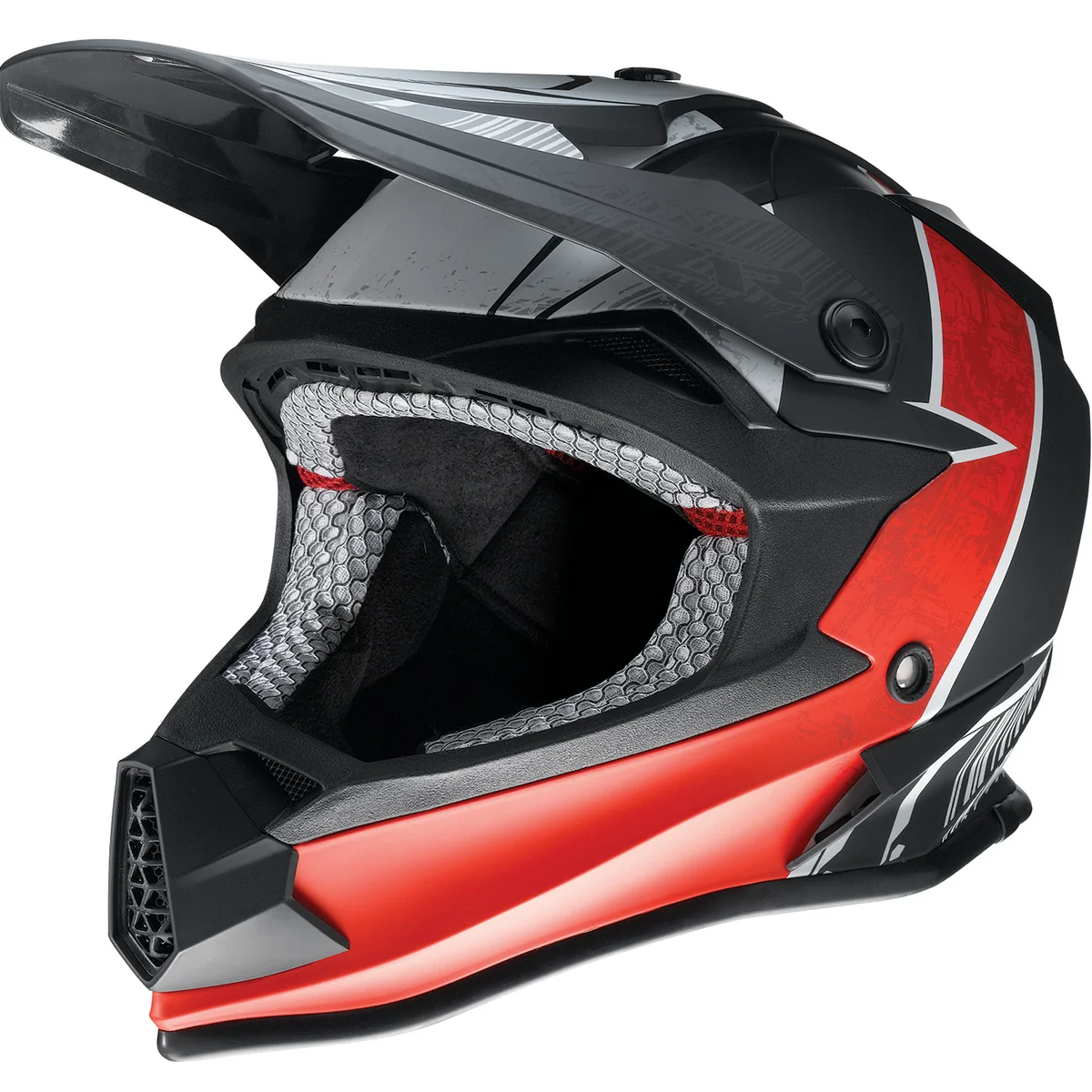 Luxury Z1R Youth F.I. Helmet - Fractal - MIPS¨ - Matte Black Red - Medium 0111-1518 Versatile