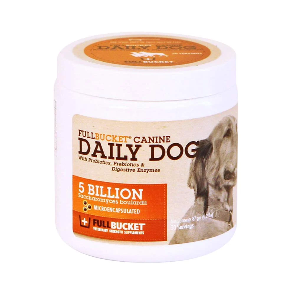 Contemporary FullBucket Daily Dog Probiotic 30 Servings – Supports Digestion Nutrient Absorption High-Performance