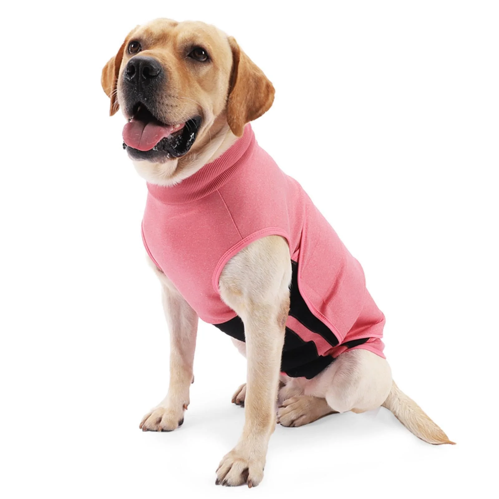 Practical ODSSTAIPS Dog Anxiety Vest – Thunder Jacket for Storms Travel Vet Visits Pink XXL Effective