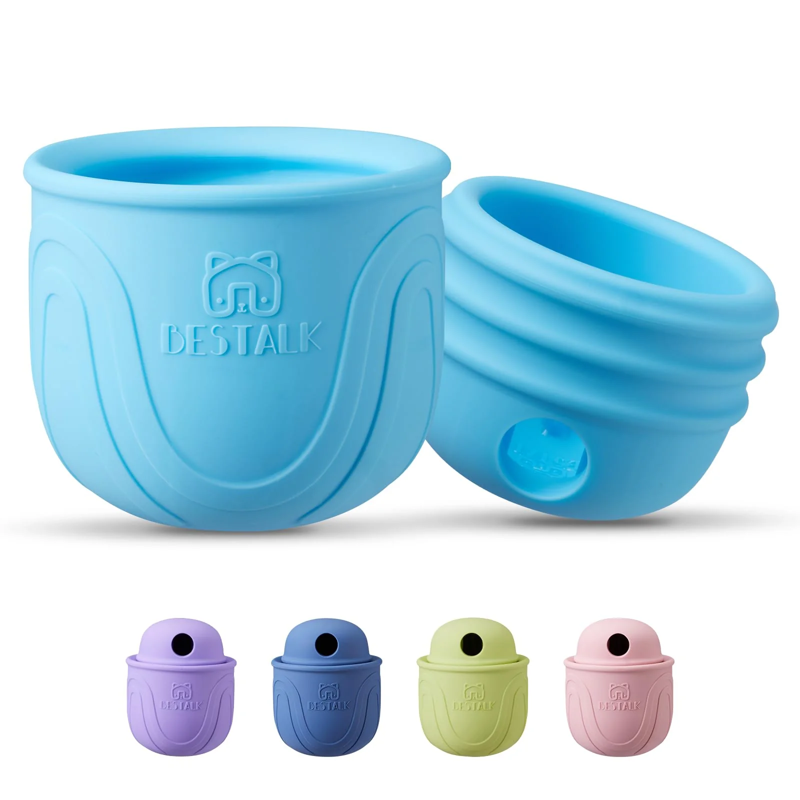 Green alk Interactive Dog Toy — 2-in-1 Treat Dispenser Lick Bowl Exceptional