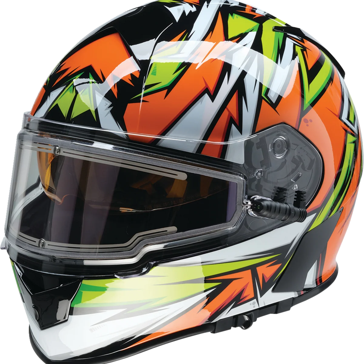 Sophisticated Z1R Warrant Helmet - Neuron - Orange Green - XS 0101-17223 Quality
