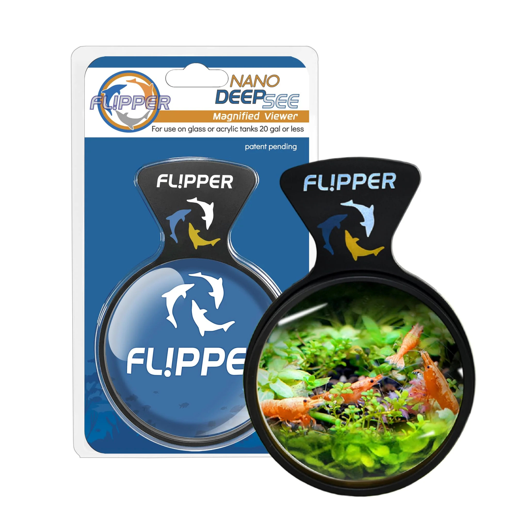 Fine FL PPER DeepSee Nano 3in Magnetic Aquarium Viewer – Optical Magnifier for Reef Freshwater Tanks Efficient