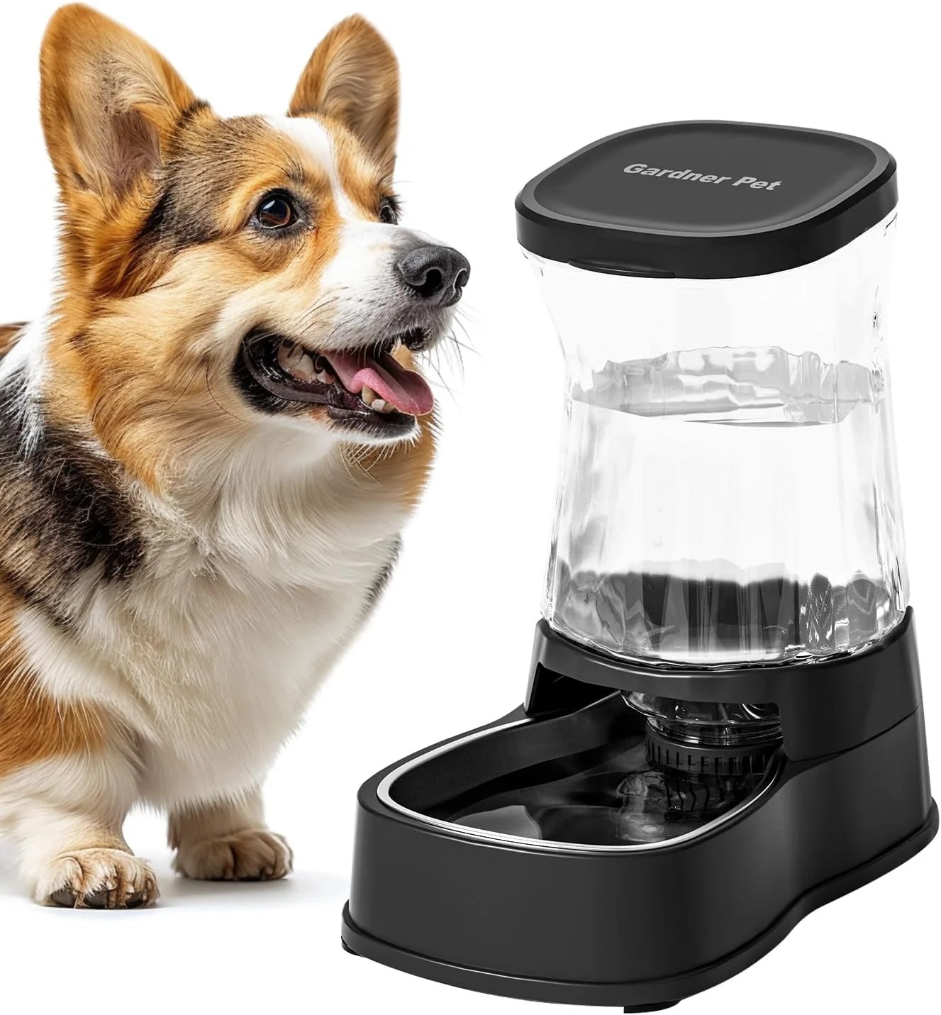 Optimized Gardner Pet Automatic Dog Water Dispenser Gravity Stainless Safe