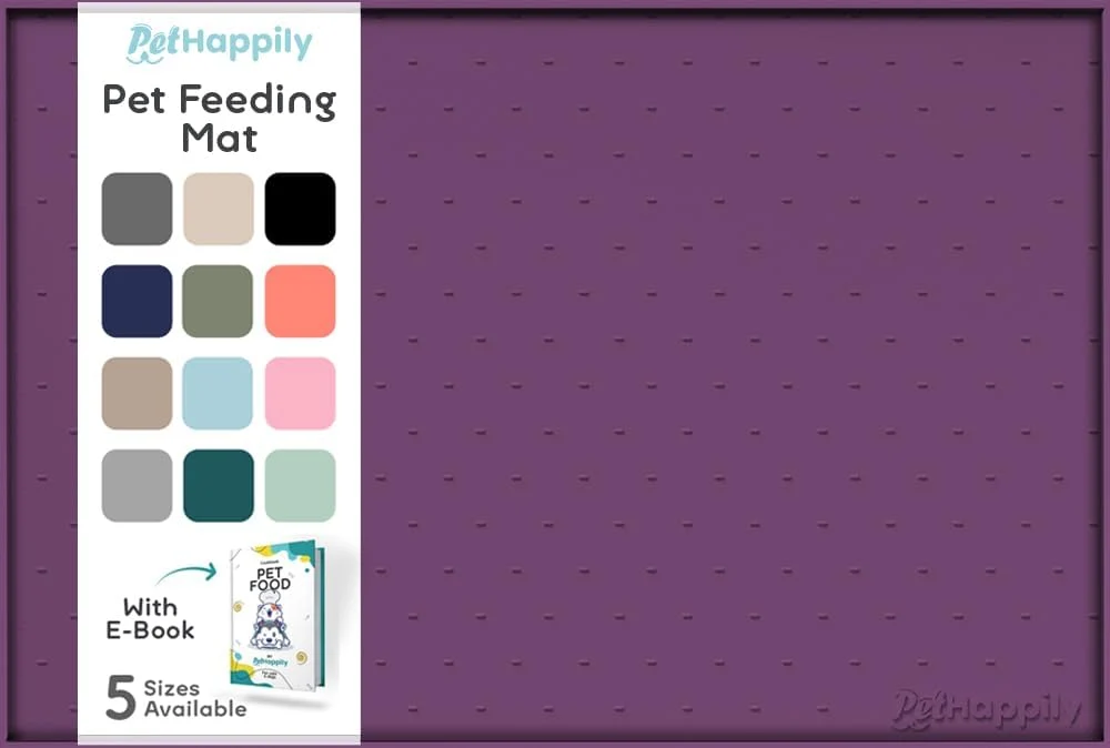 Excellent Dog Food Mat - Raised Edges Dogs Mat for Food and Water Prevent Spill Waterproof Cat Food Mats Protect Floors Easy Clean Dog Bowl Mats for Food and Water Silicone Pet Food Tray First-Class