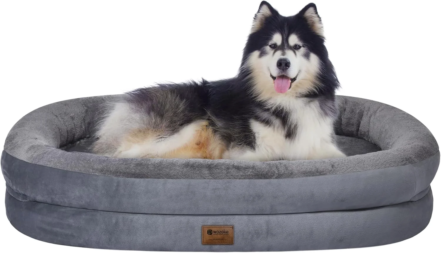 Genuine Orthopedic Waterproof Large Dog Bed Washable Dog Bed with Bolsters - XXL Orthopedic Removable Cover for Medium Large Sized Pet - Non-Slip Outstanding