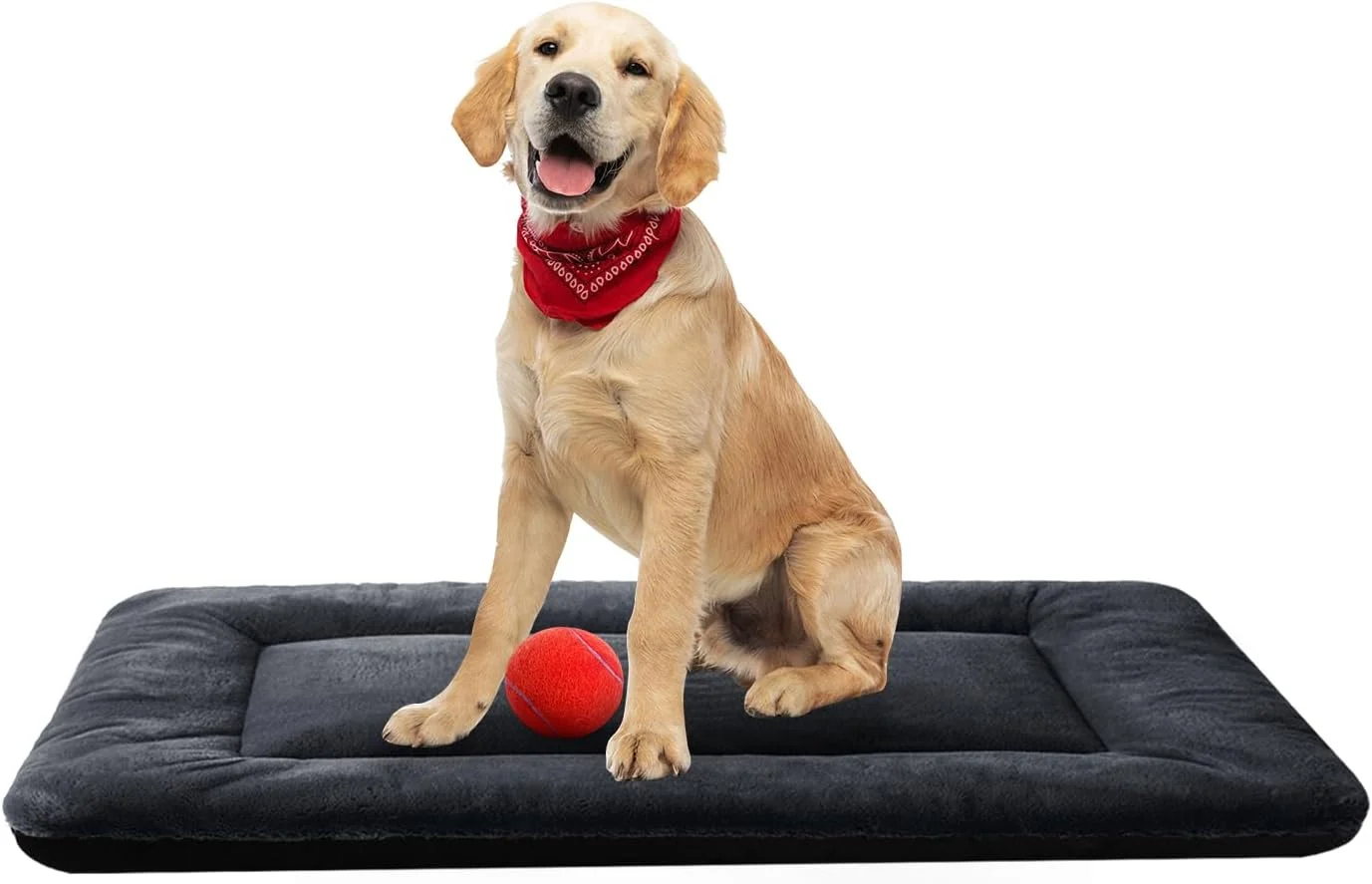 Premium Dog Beds Crate Pad for Dogs Ultra Soft Dog Crate Bed Washable Anti-Slip Kennel Pad for Dogs Cozy Sleeping Mat 36inch Dark Gray Secure