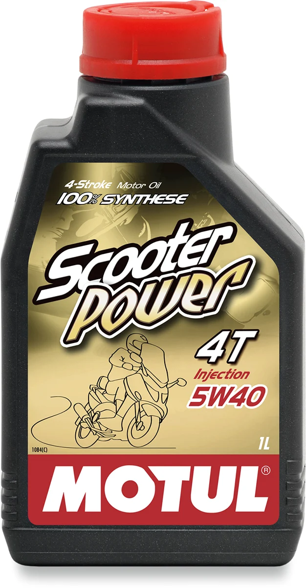 Reusable MOTUL Scooter Power 4T Oil - 5W-40 - 1L 105958 Premium Material