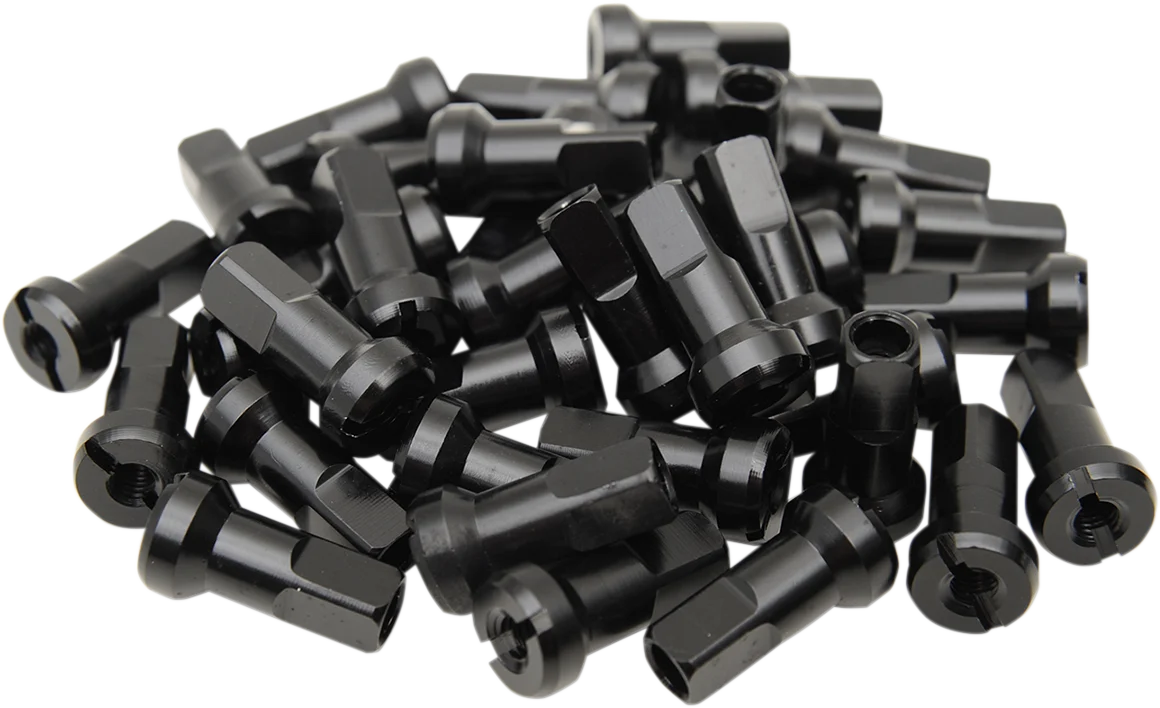 Official MOOSE RACING Spoke Nipples - MX1 - Black - 9 Gauge - Set 24-910 Crafted