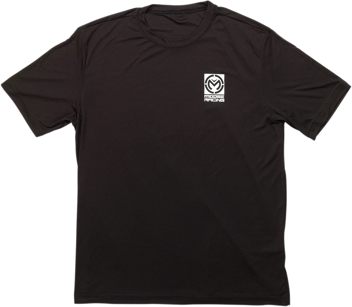 Selected MOOSE RACING Distinction T-Shirt - Black - Medium 3030-18545 Fashionable