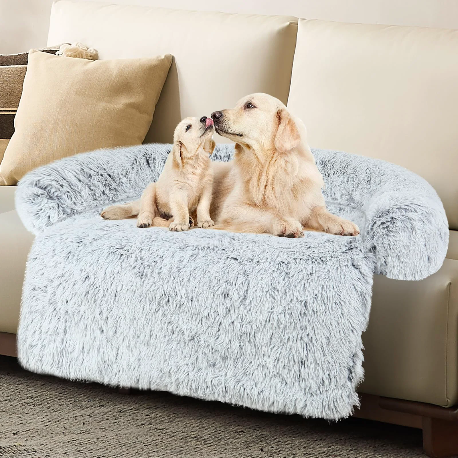 Top-Quality Wn's Day Luxurious Dog Couch Bed Protector with Memory Foam – Washable Waterproof Sofa Bed L Environmentally Friendly