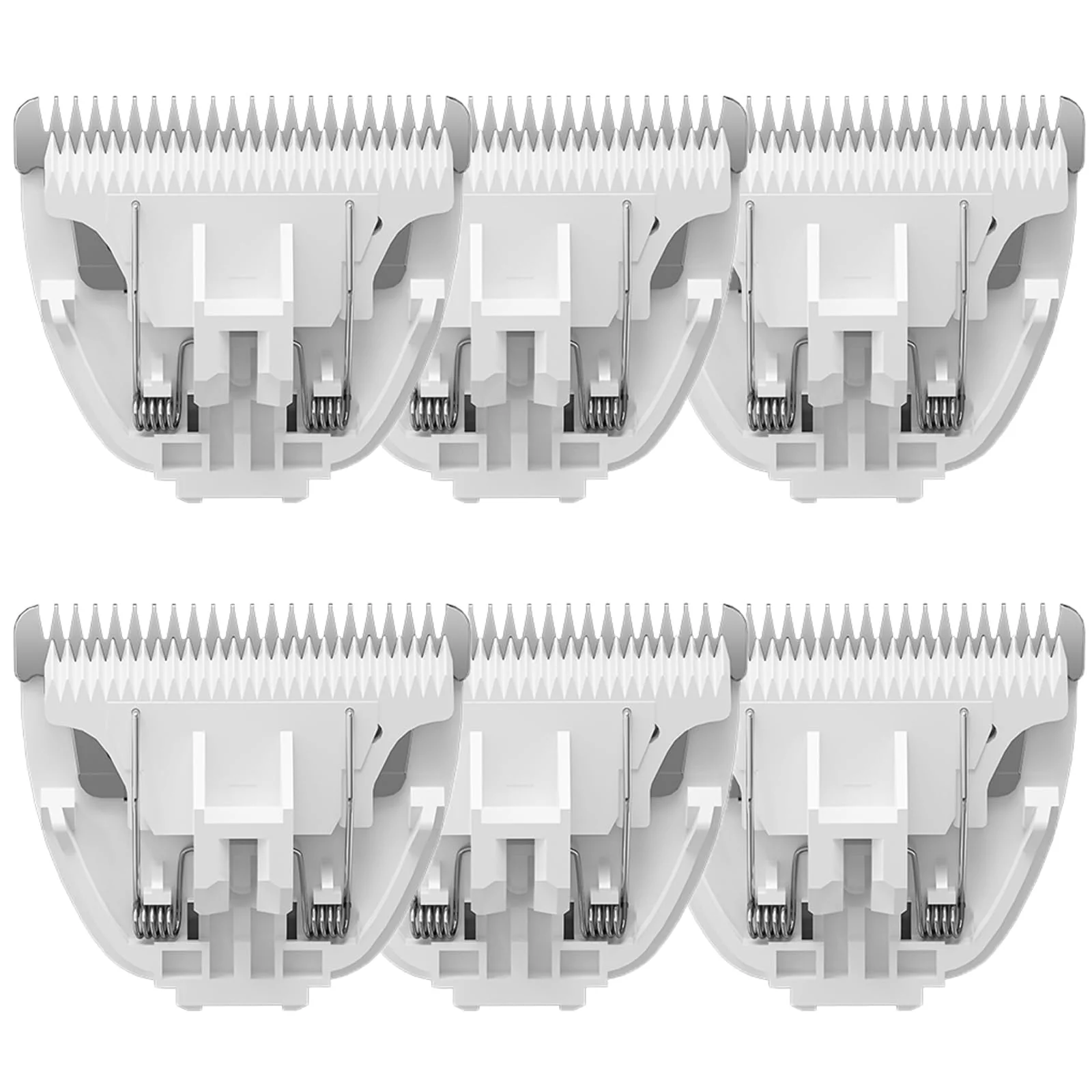 Fine Crafted Tawiijou Replaceable Ceramic Pet Grooming Blades – 6 Pack for Dogs Cats High-End