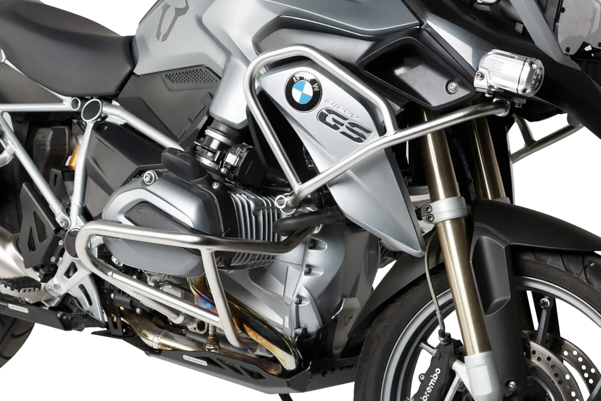 Detailed SW-MOTECH Upper Crash Bar - Silver - BMW - 1200 GS SBL.07.788.10100 Advanced