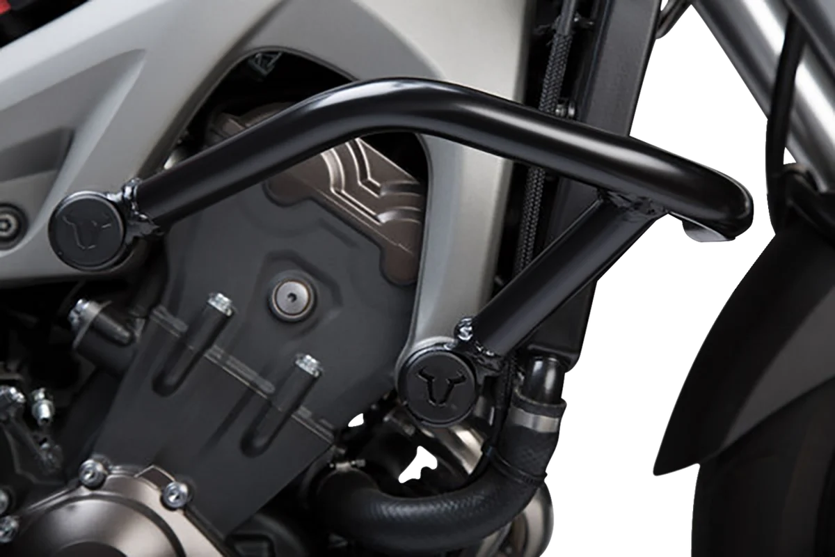 Luxury SW-MOTECH Crash Bar - Left Right - Black - Yamaha - MT-09 FJ-09 900 Tracer XSR SBL.06.525.10000 B Quality