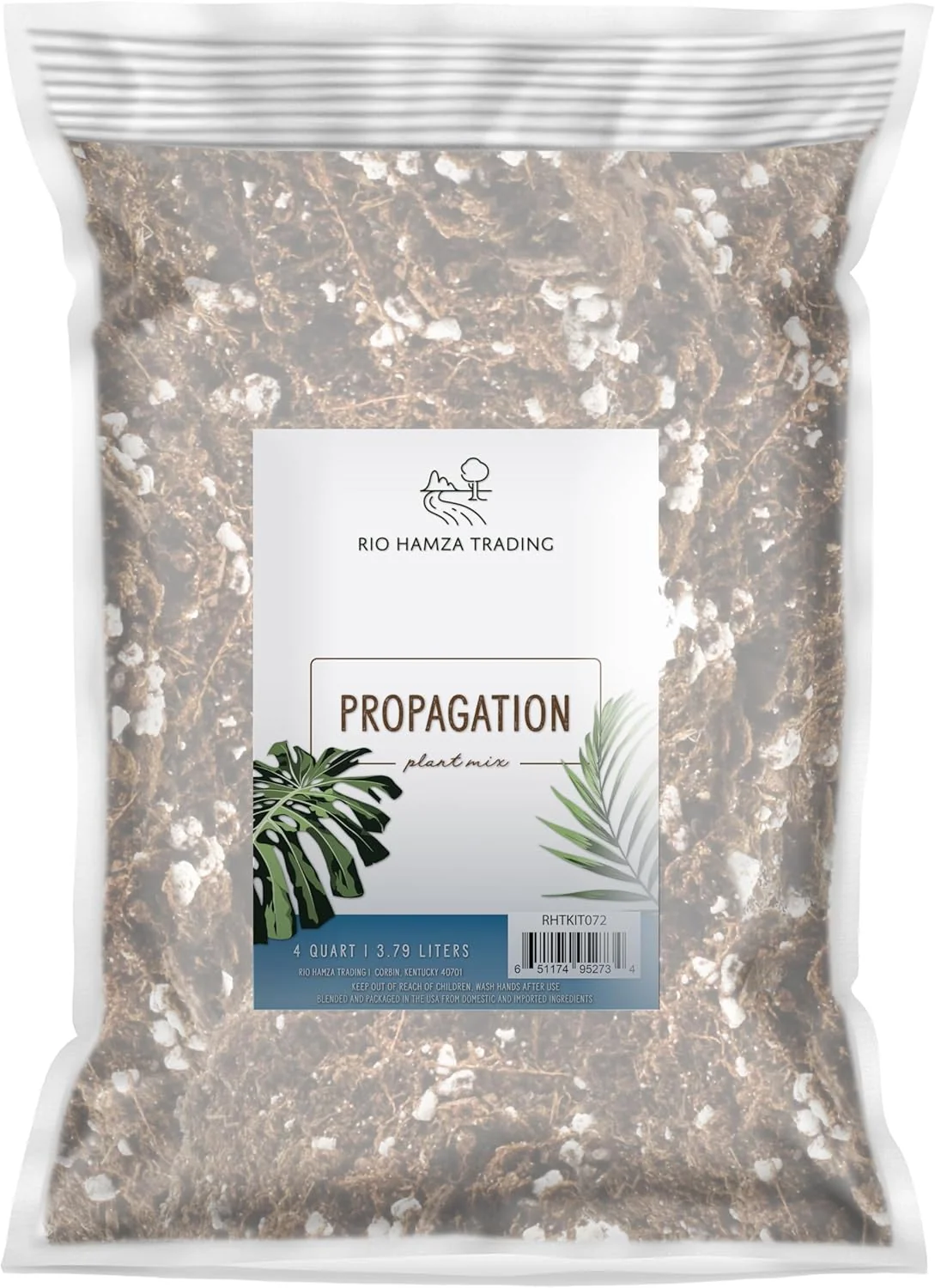 User-Friendly Planting Mix for Plant Propagation 4 Quarts Hand Blended Soilless Mix for Propagating Plants House Plants and More Superior