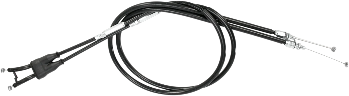 Green MOTION PRO Black Vinyl Throttle Cable - Push Pull - Kawasaki 03-0428 Fine Crafted