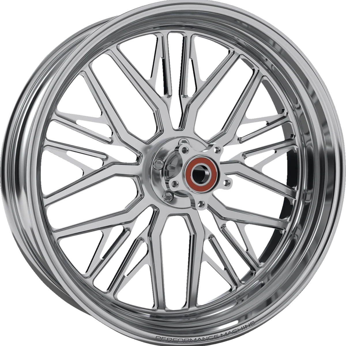 Healthy PERFORMANCE MACHINE PM Wheel - Phatour - Front - Dual Disc without ABS - Chrome - 18x5.5 1202-7814R-NAP-CH Selected