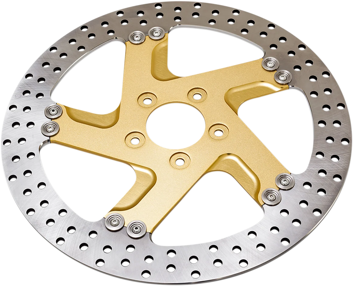 Reliable PERFORMANCE MACHINE PM Gold Ops Rotor - 11.8 - Rear 01331802FACRSMG Specialty
