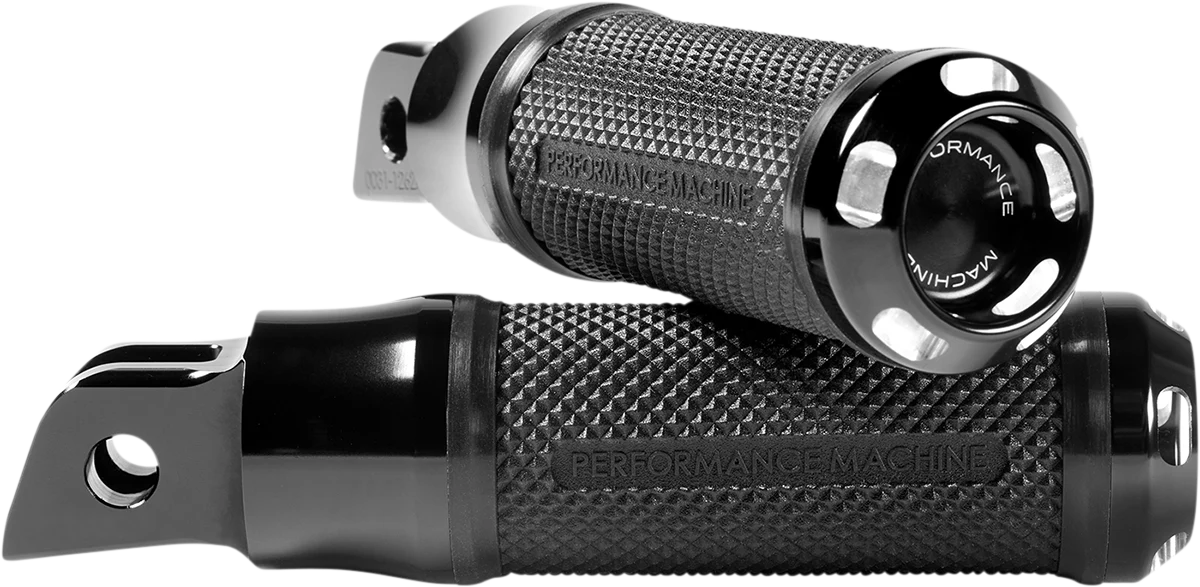 High-End PERFORMANCE MACHINE PM Apex Footpegs - M8 - Black 0035-1239M-BM Fine