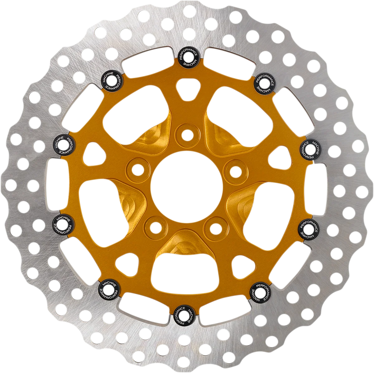 Selected PERFORMANCE MACHINE PM Dominator Rotor - Front - 11.8 - Gold 0133-1806S-G Recyclable